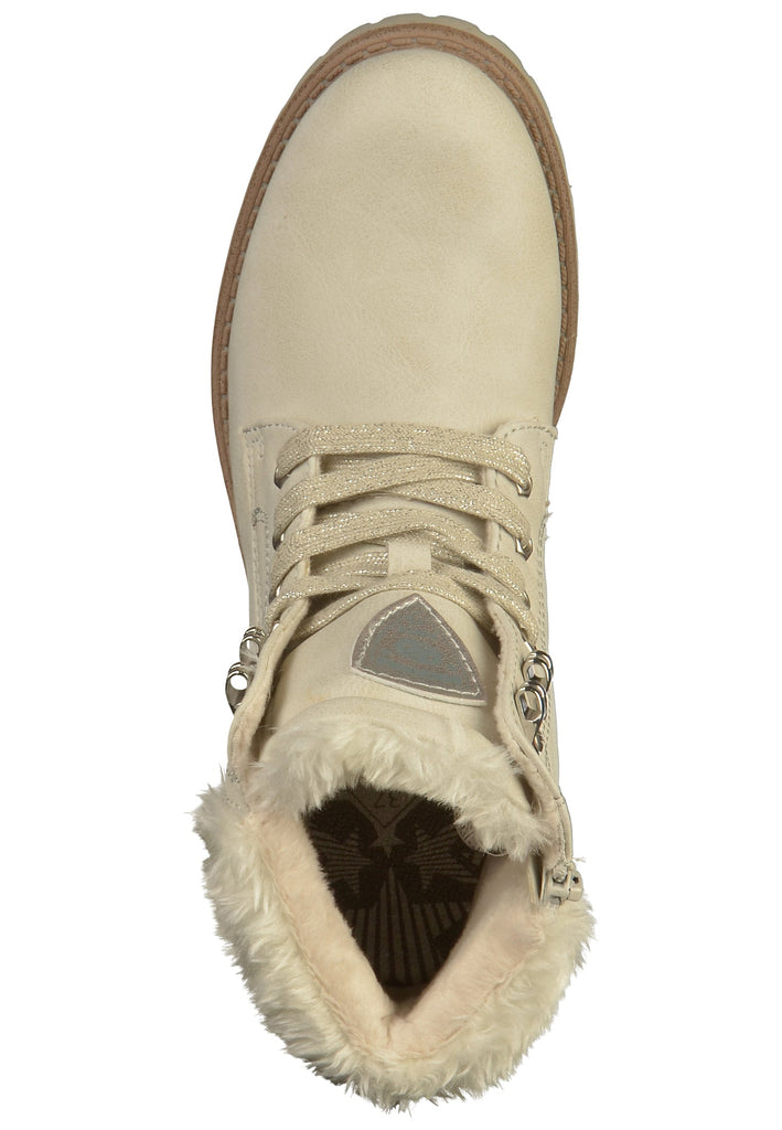 Dockers Stiefelette Lederimitat Weiß