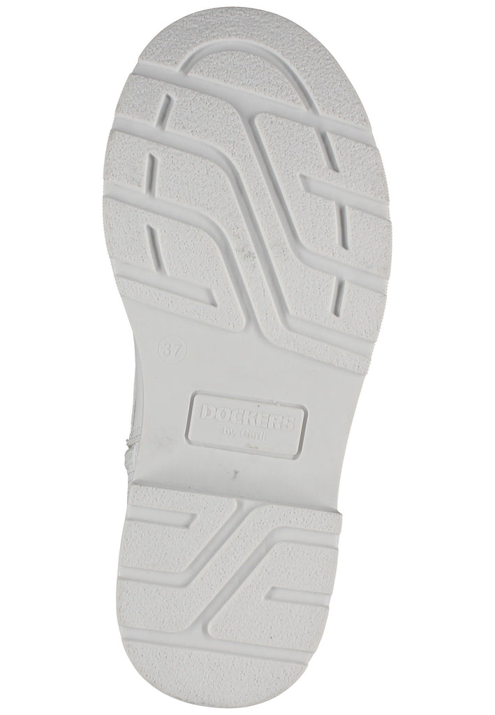 Dockers Stiefelette Lederimitat Weiß