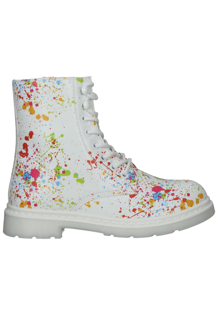 Dockers Stiefelette Lederimitat Weiß Kombi