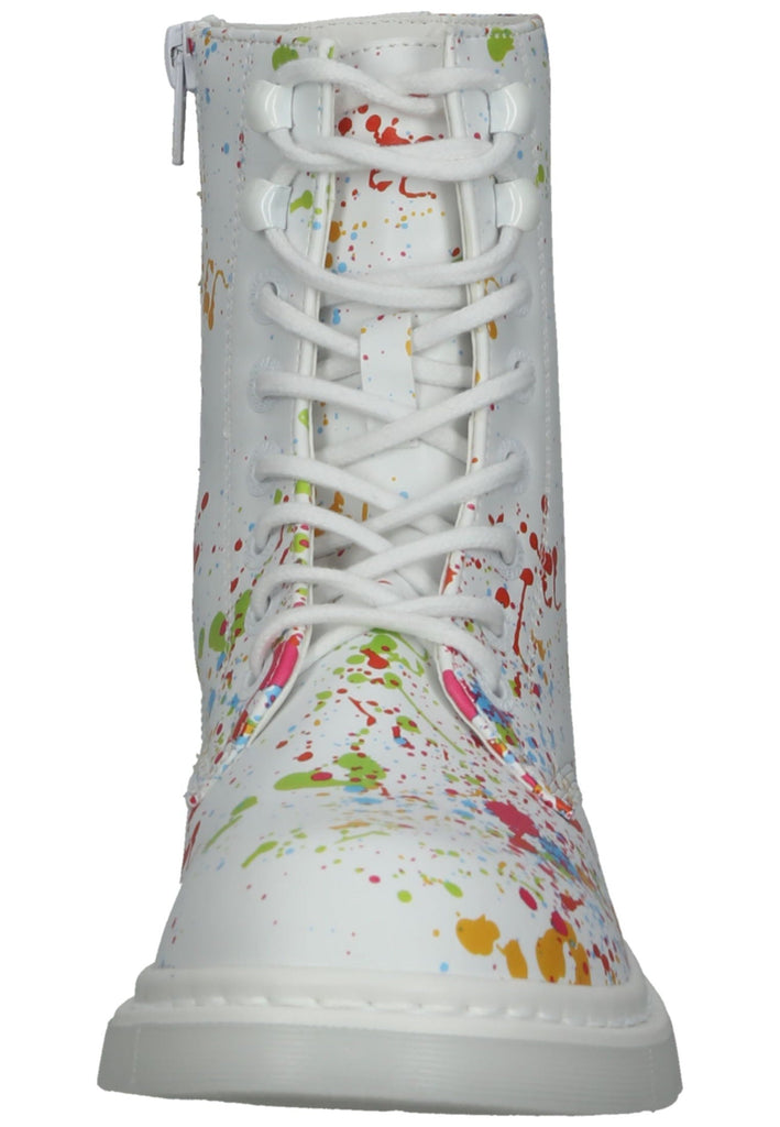 Dockers Stiefelette Lederimitat Weiß Kombi