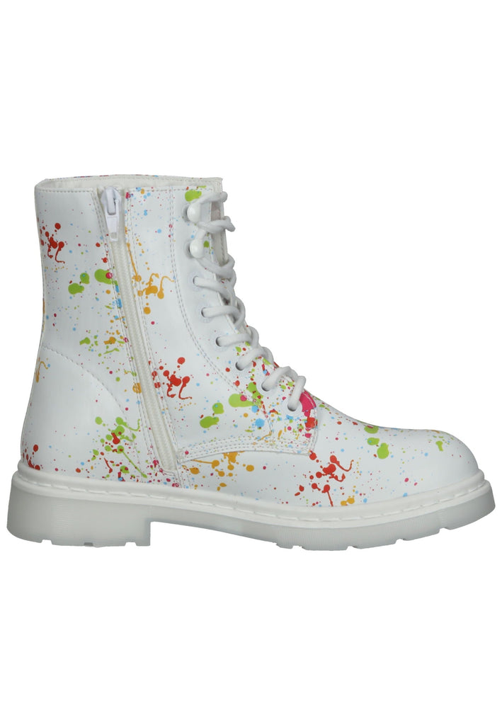 Dockers Stiefelette Lederimitat Weiß Kombi