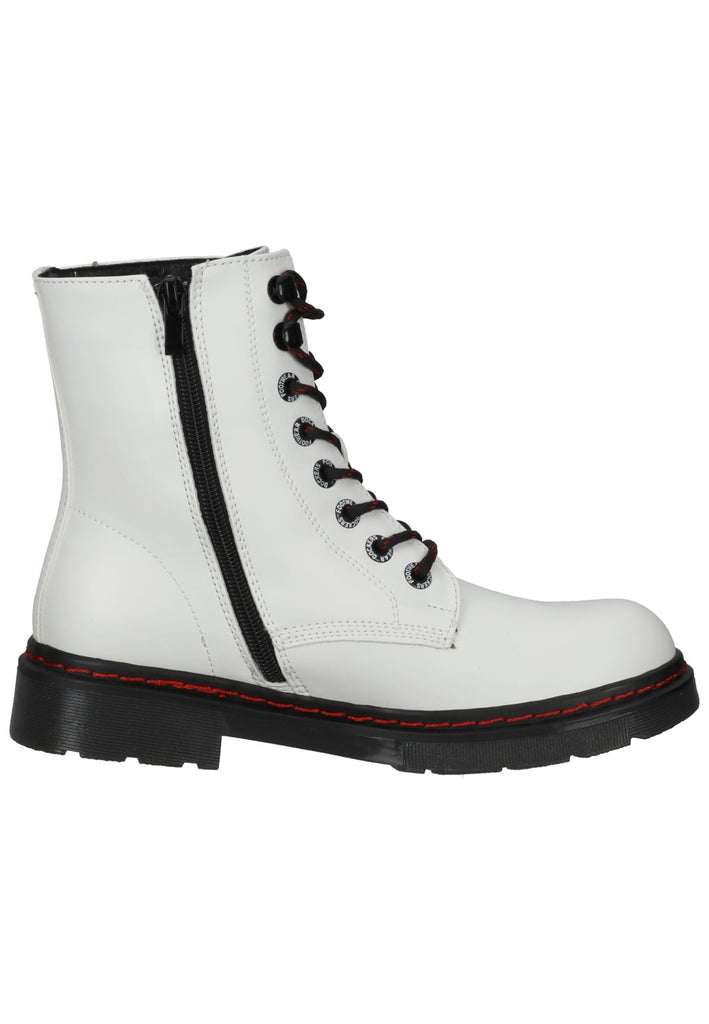 Dockers Stiefelette Lederimitat Weiß/Schwarz