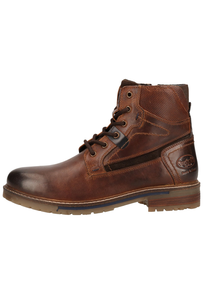 Dockers Stiefelette Nappaleder Braun