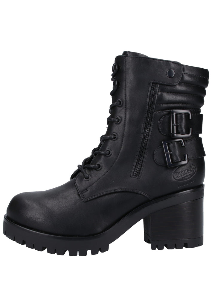 Dockers Stiefelette Nappaleder Schwarz