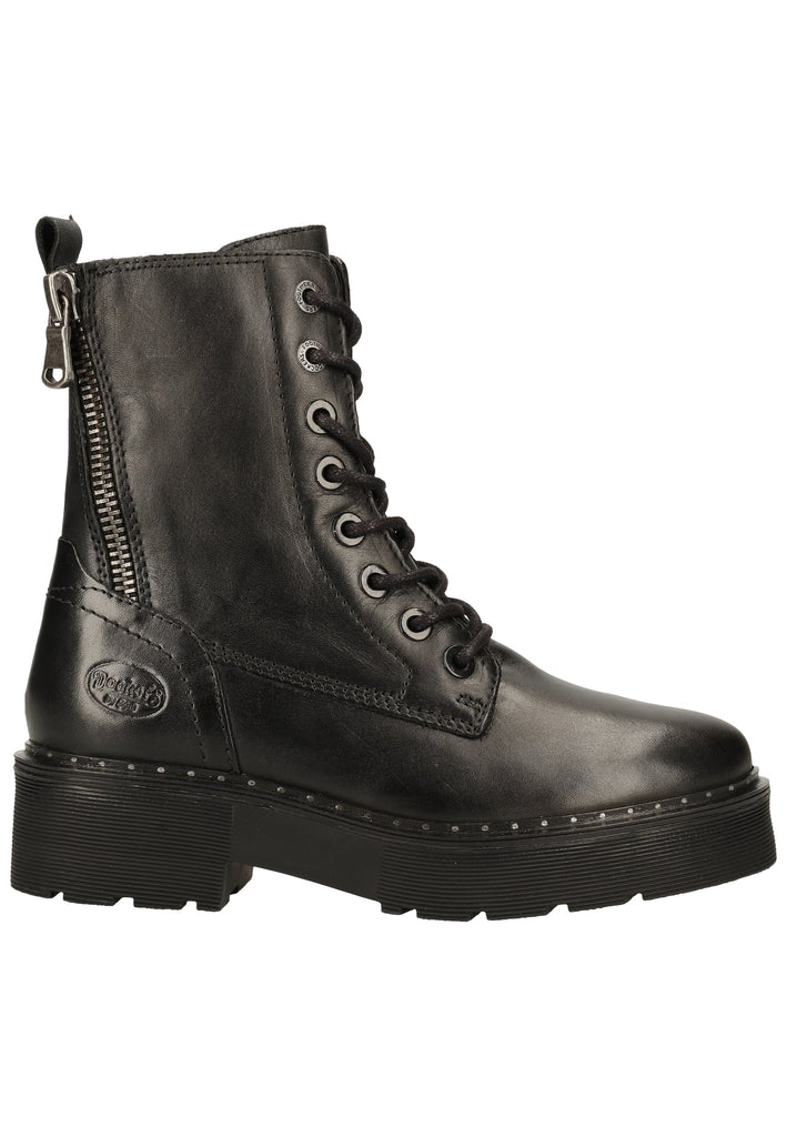 Dockers Stiefelette Nappaleder Schwarz
