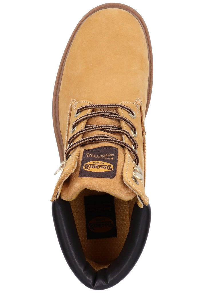 Dockers Stiefelette Nubukleder Gelb