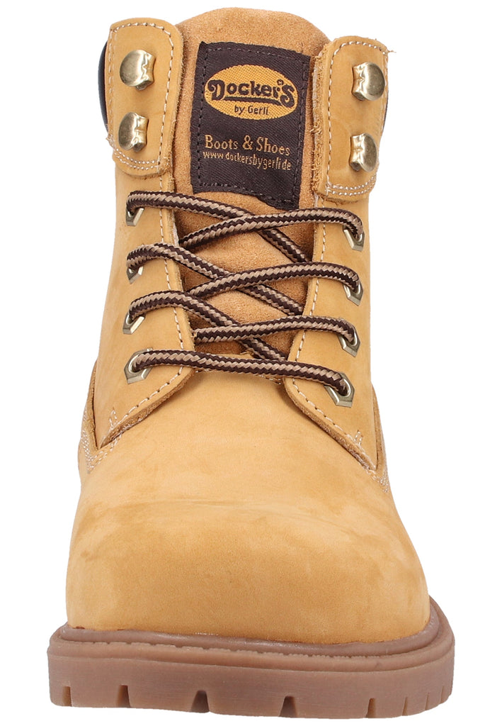 Dockers Stiefelette Nubukleder Gelb