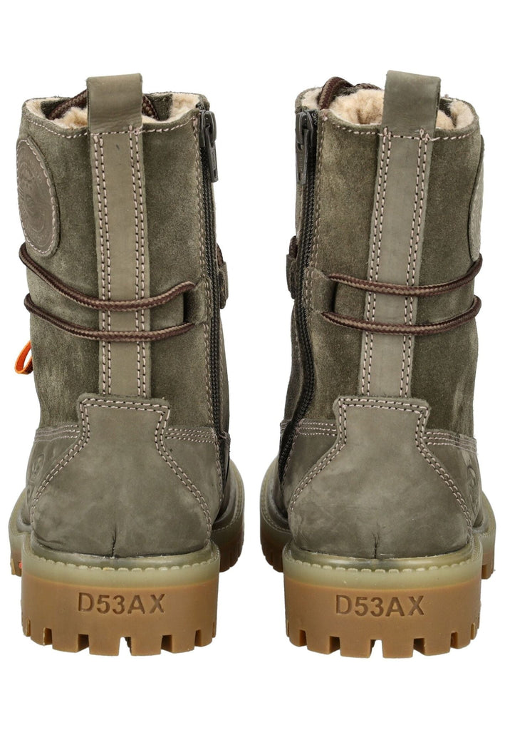 Dockers Stiefelette Nubukleder Khaki Warmfutter