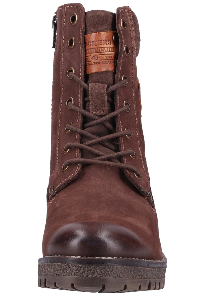 Dockers Stiefelette Nubukleder Schoko