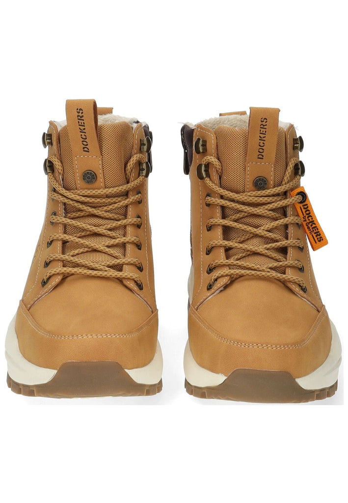 Dockers Stiefelette PU Braun Warmfutter
