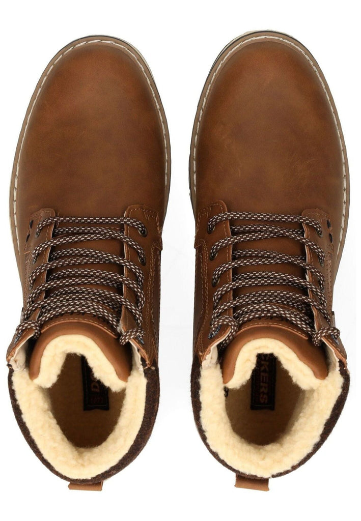 Dockers Stiefelette PU Cognac Warmfutter