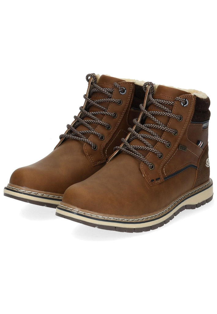 Dockers Stiefelette PU Cognac Warmfutter