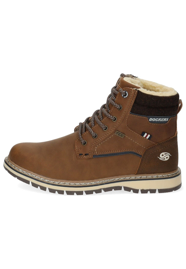 Dockers Stiefelette PU Cognac Warmfutter