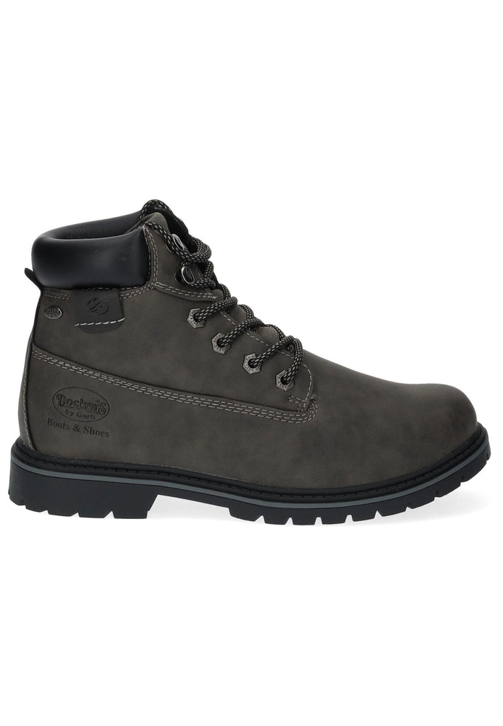 Dockers Stiefelette PU Dunkelgrau Warmfutter
