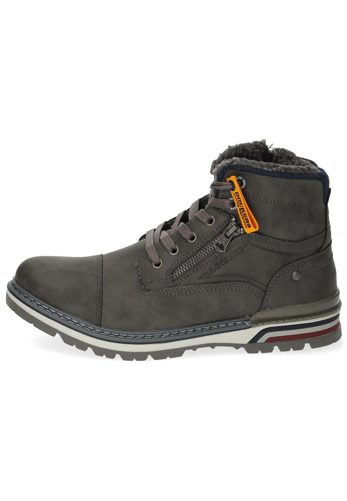 Dockers Stiefelette PU Dunkelgrau Warmfutter
