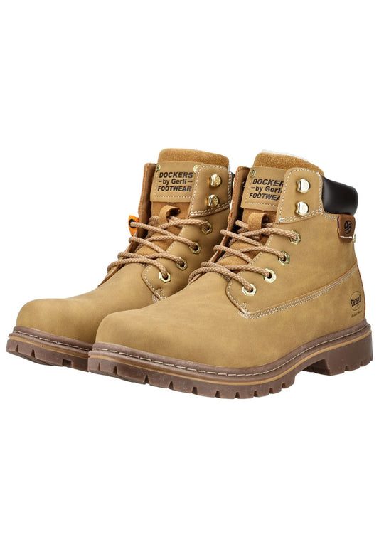 Dockers Stiefelette PU Golden Tan Warmfutter