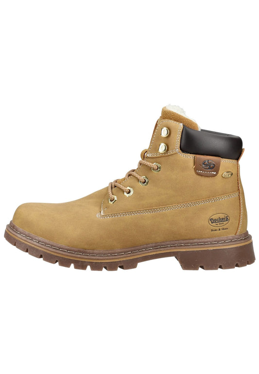 Dockers Stiefelette PU Golden Tan Warmfutter
