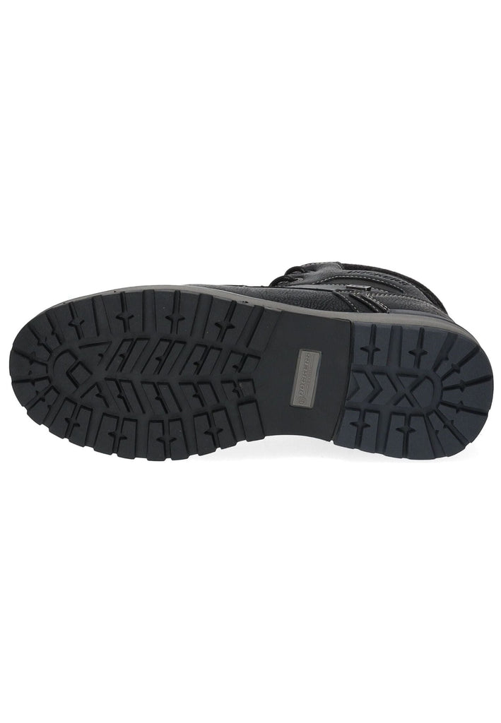 Dockers Stiefelette PU Schwarz/Grau Warmfutter