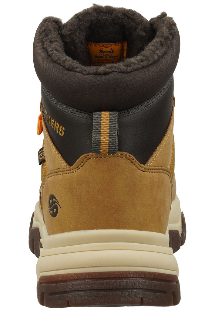 Dockers Stiefelette PU Tan Warmfutter