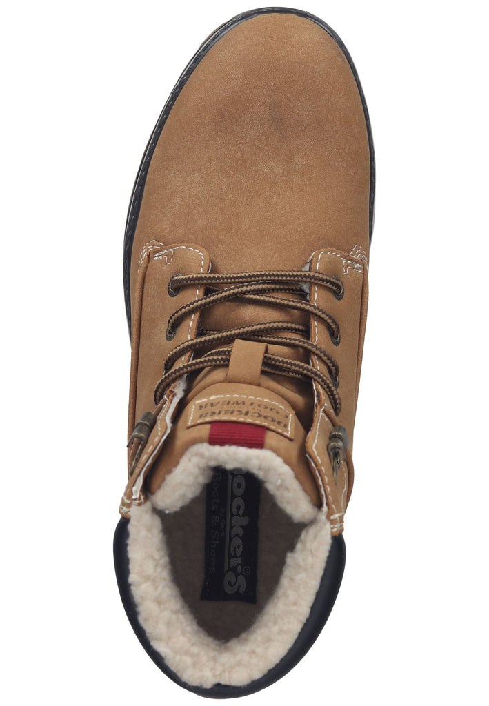 Dockers Stiefelette Synthetik Hellbraun Warmfutter