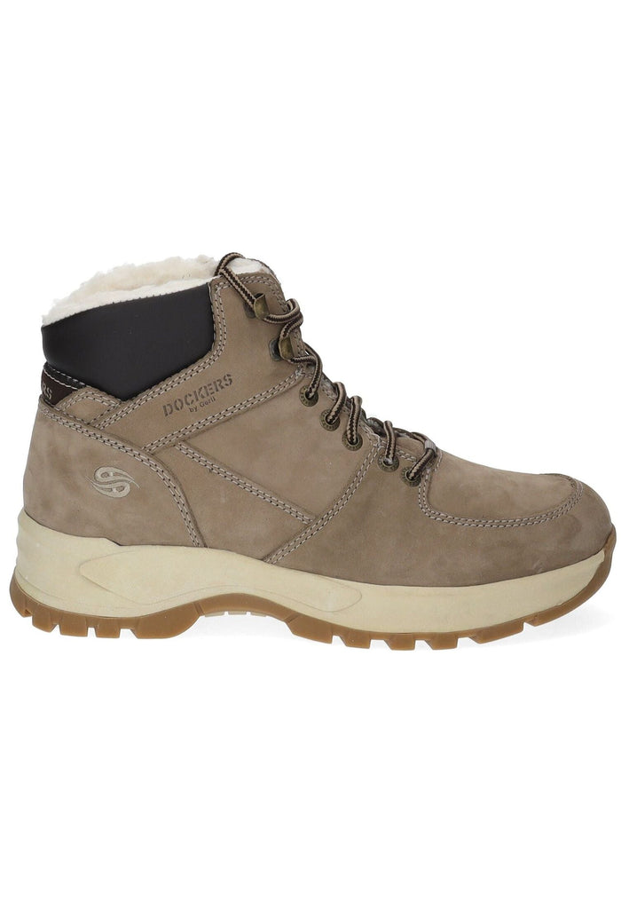 Dockers Stiefelette Textil Taupe Warmfutter