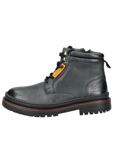 Stiefeletten Dockers Stiefelette Glattleder Schwarz