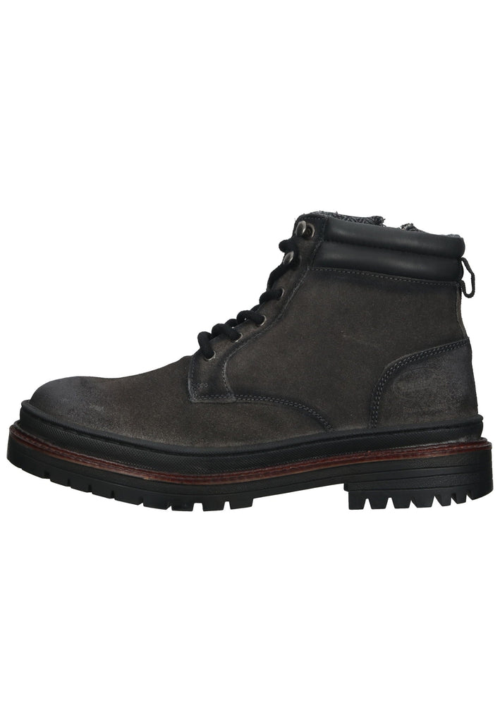 Stiefeletten Dockers Stiefelette Leder Dunkelgrau