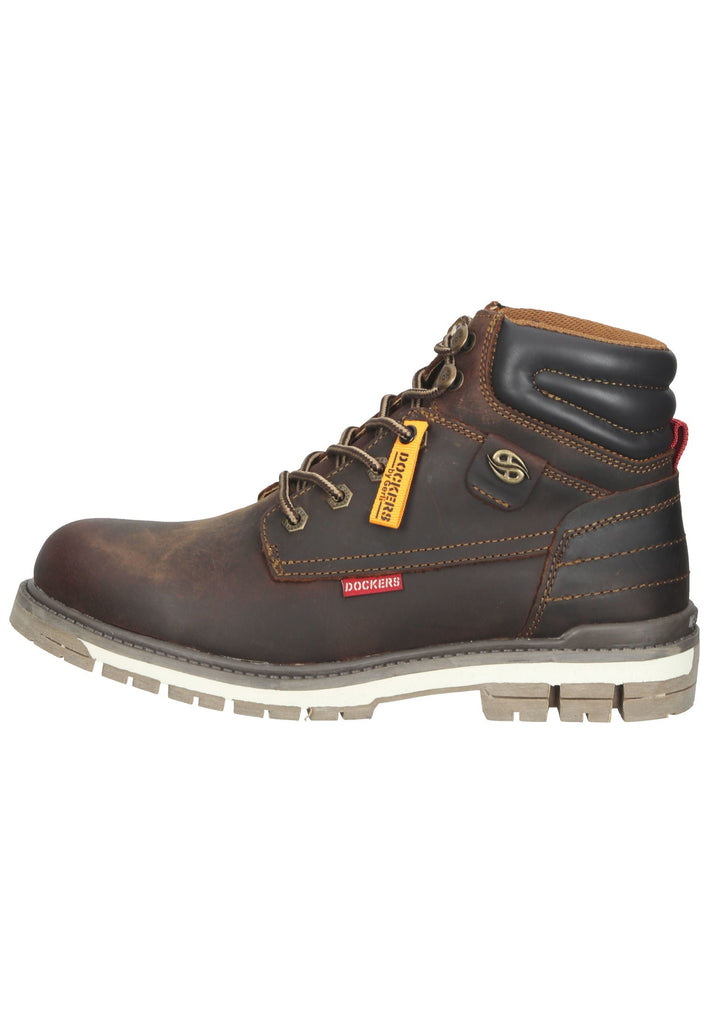 Stiefeletten Dockers Stiefelette Leder Schoko