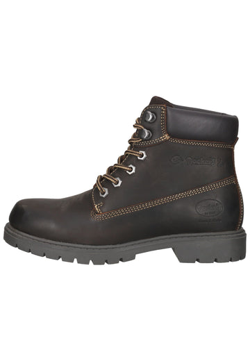 Stiefeletten Dockers Stiefelette Leder Schoko