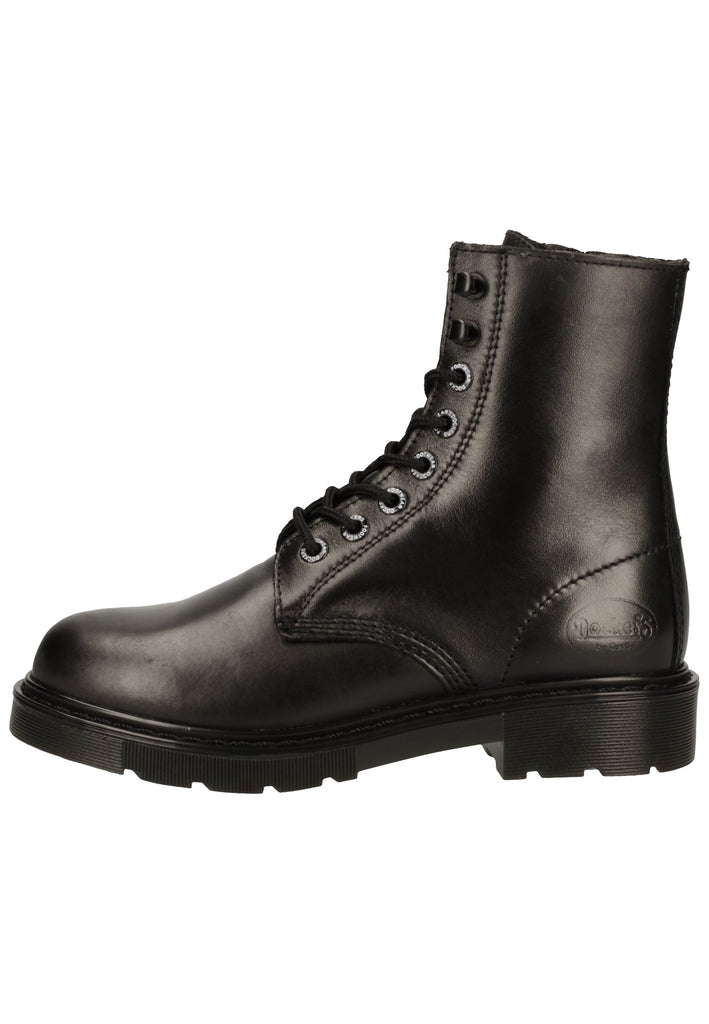 Stiefeletten Dockers Stiefelette Leder Schwarz
