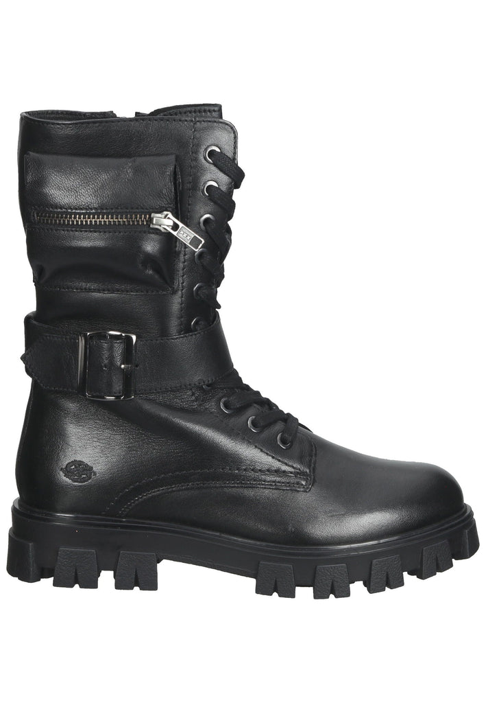 Stiefeletten Dockers Stiefelette Leder Schwarz