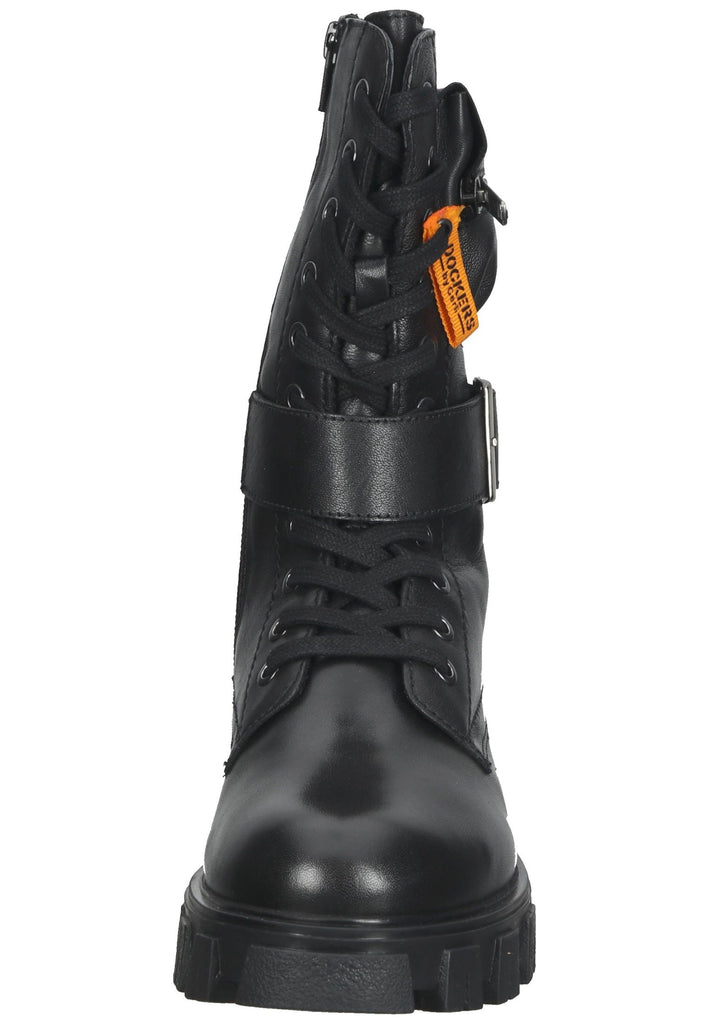Stiefeletten Dockers Stiefelette Leder Schwarz