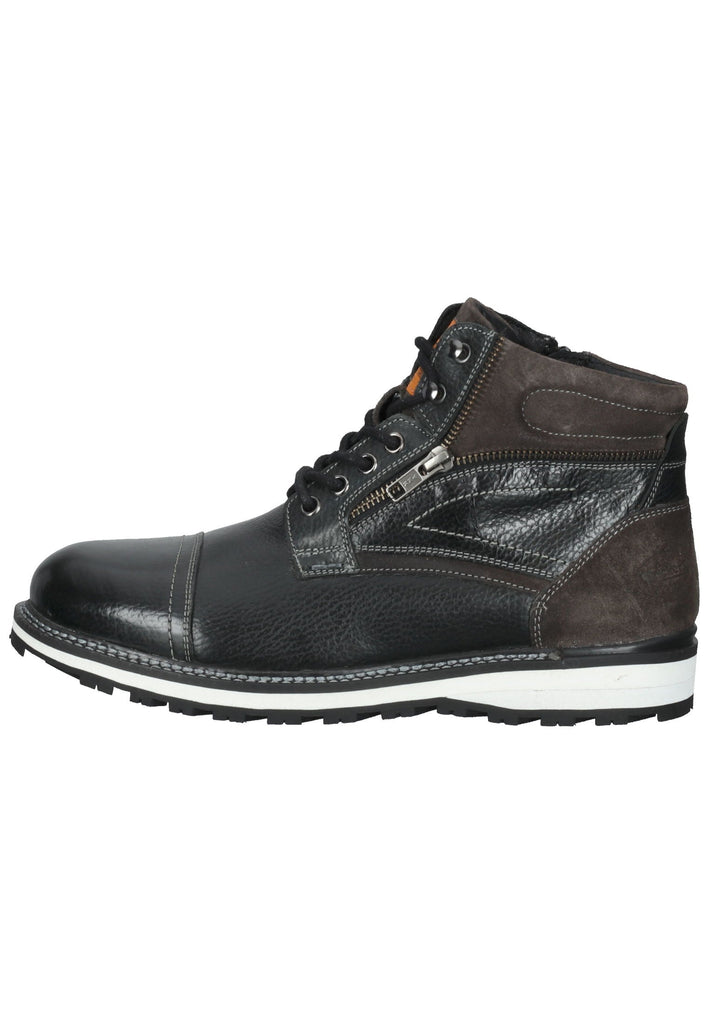 Stiefeletten Dockers Stiefelette Leder Schwarz