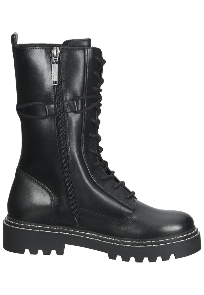 Stiefeletten Dockers Stiefelette Leder Schwarz