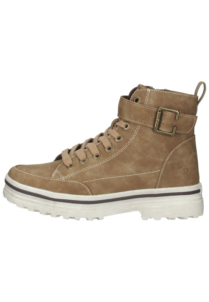 Stiefeletten Dockers Stiefelette Lederimitat Braun