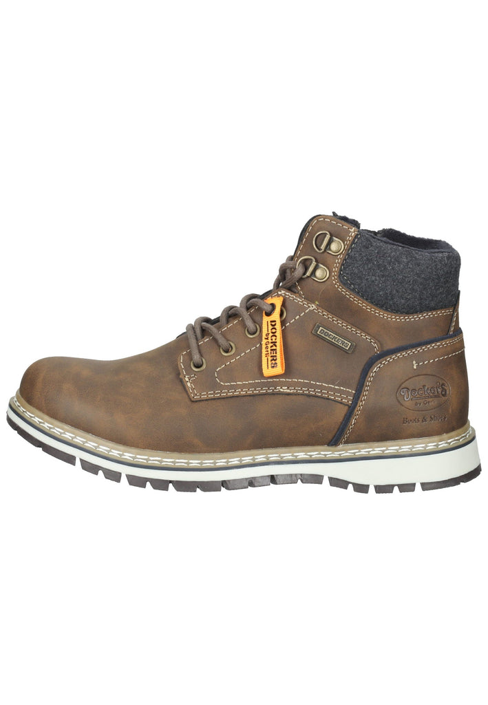 Stiefeletten Dockers Stiefelette Lederimitat Cafe