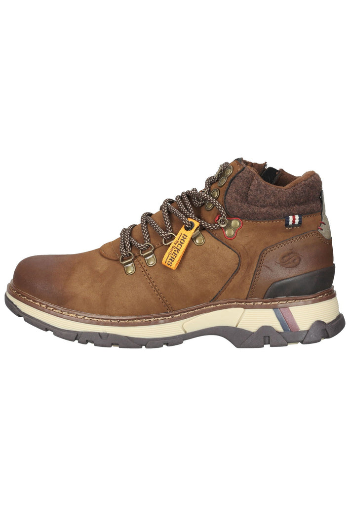 Stiefeletten Dockers Stiefelette Lederimitat Cafe