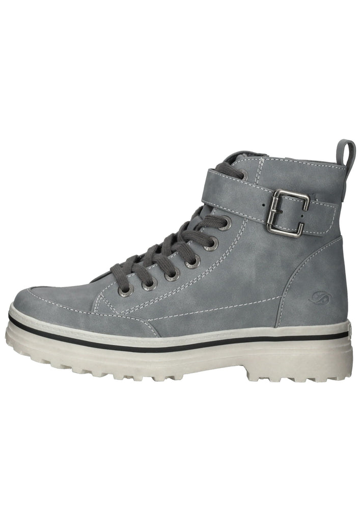 Stiefeletten Dockers Stiefelette Lederimitat Grau
