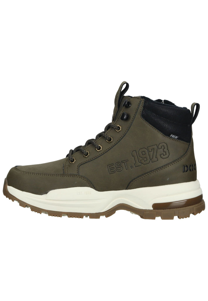 Stiefeletten Dockers Stiefelette Lederimitat Khaki