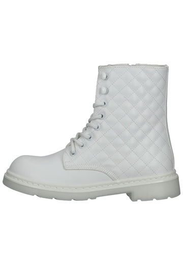Stiefeletten Dockers Stiefelette Lederimitat Offwhite