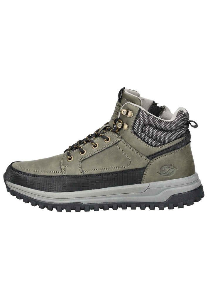 Stiefeletten Dockers Stiefelette Lederimitat Olive Warmfutter