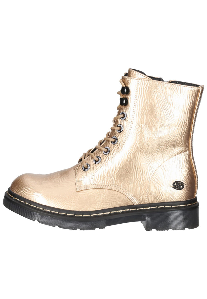 Stiefeletten Dockers Stiefelette Lederimitat Rose/Gold