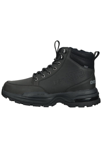 Stiefeletten Dockers Stiefelette Lederimitat Schwarz