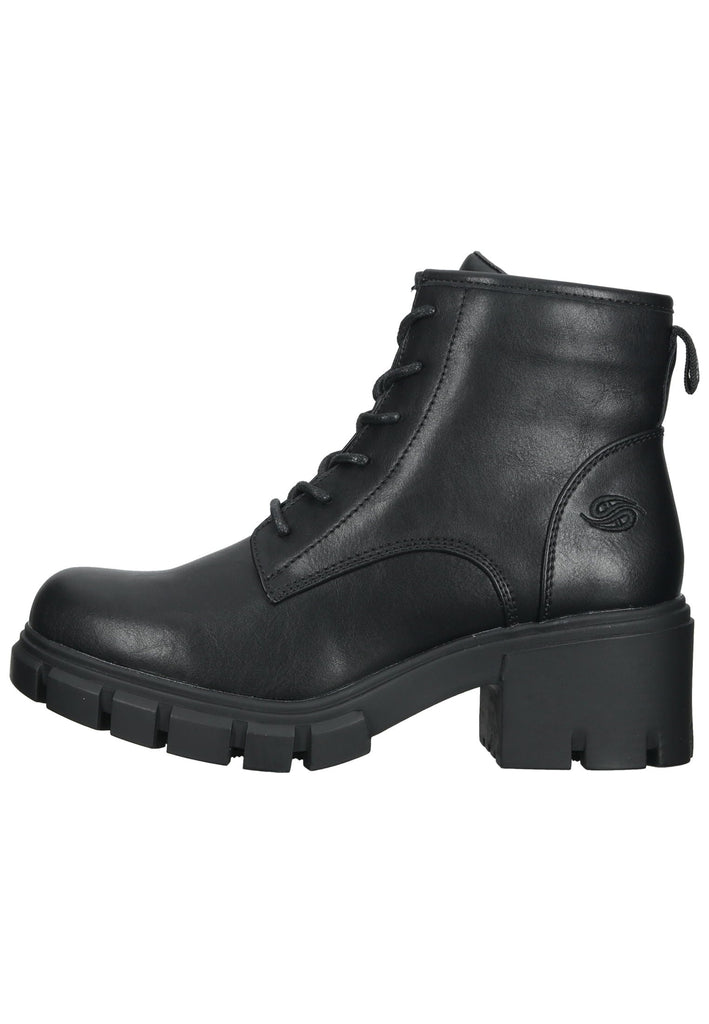 Stiefeletten Dockers Stiefelette Lederimitat Schwarz