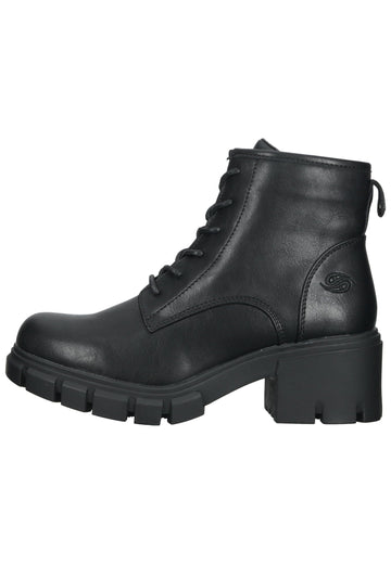 Stiefeletten Dockers Stiefelette Lederimitat Schwarz