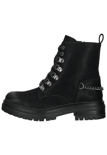 Stiefeletten Dockers Stiefelette Lederimitat Schwarz