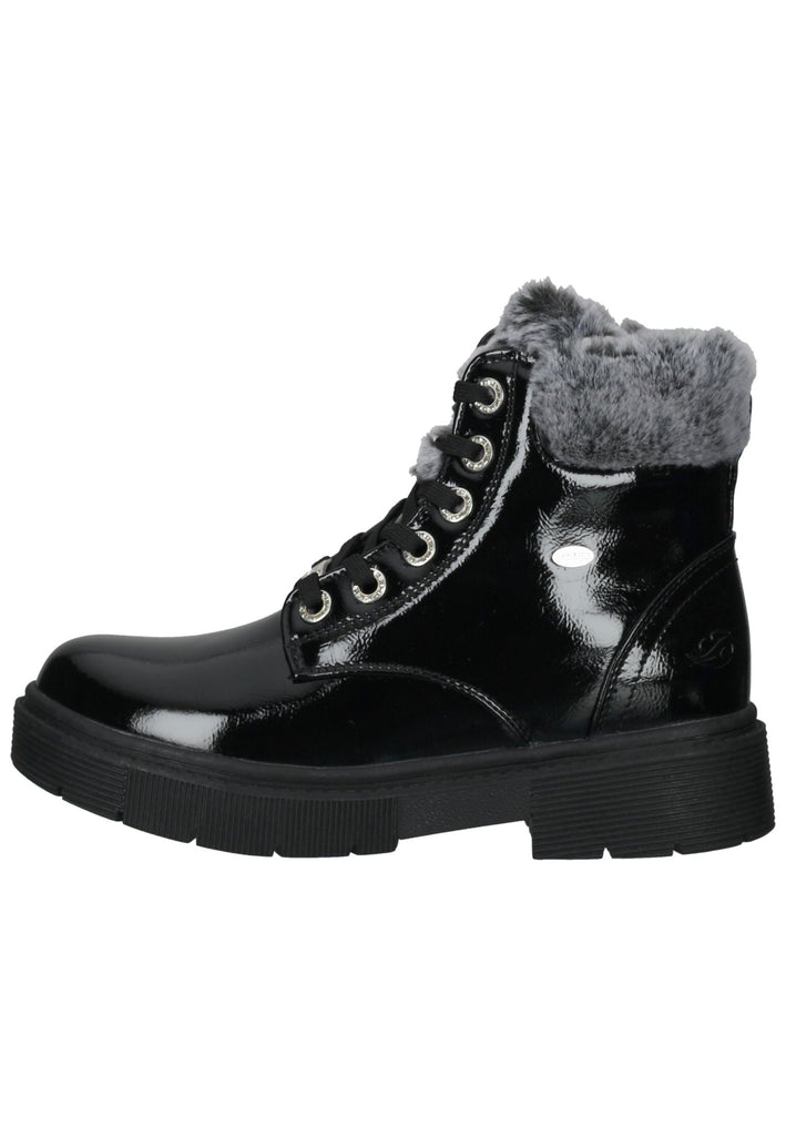 Stiefeletten Dockers Stiefelette Lederimitat Schwarz