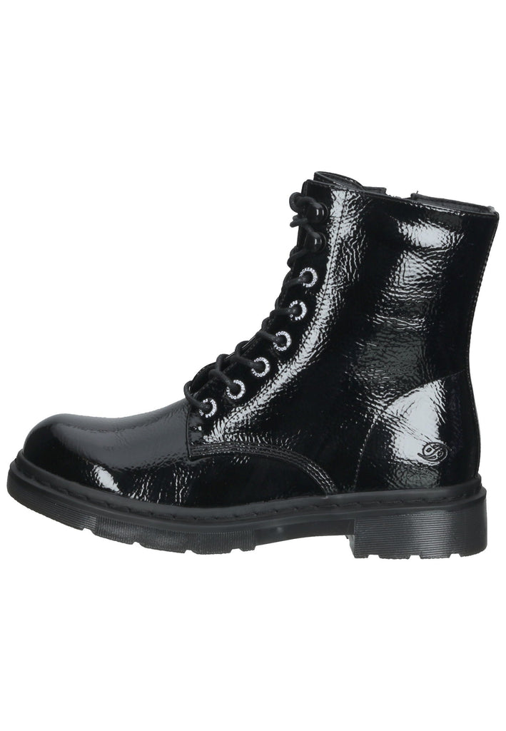 Stiefeletten Dockers Stiefelette Lederimitat Schwarz