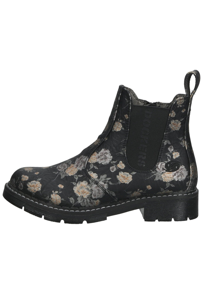 Stiefeletten Dockers Stiefelette Lederimitat Schwarz Multi