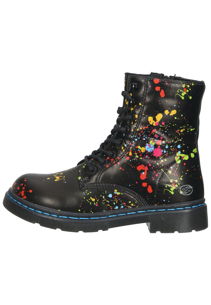 Stiefeletten Dockers Stiefelette Lederimitat Schwarz Multi